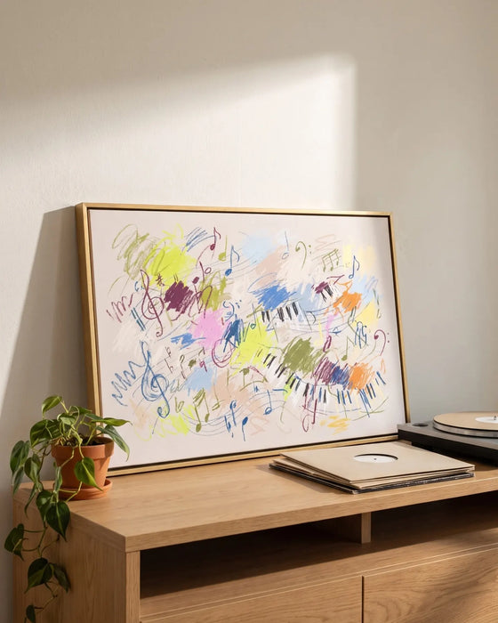 Music - Framed Wrapped Canvas