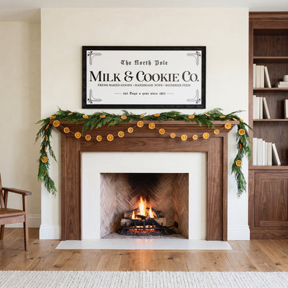 Milk and Cookie Co framed art, Country Rustic Black frame, XL, lifestyle photo