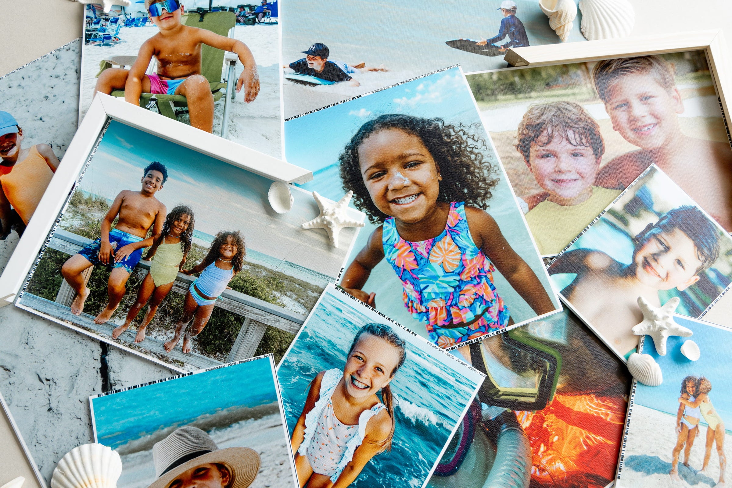 A family enjoying a summer day together