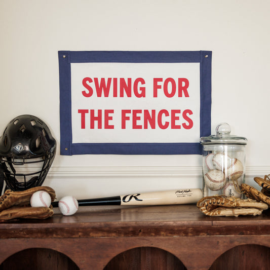 Swing for the Fences - Banner Flags