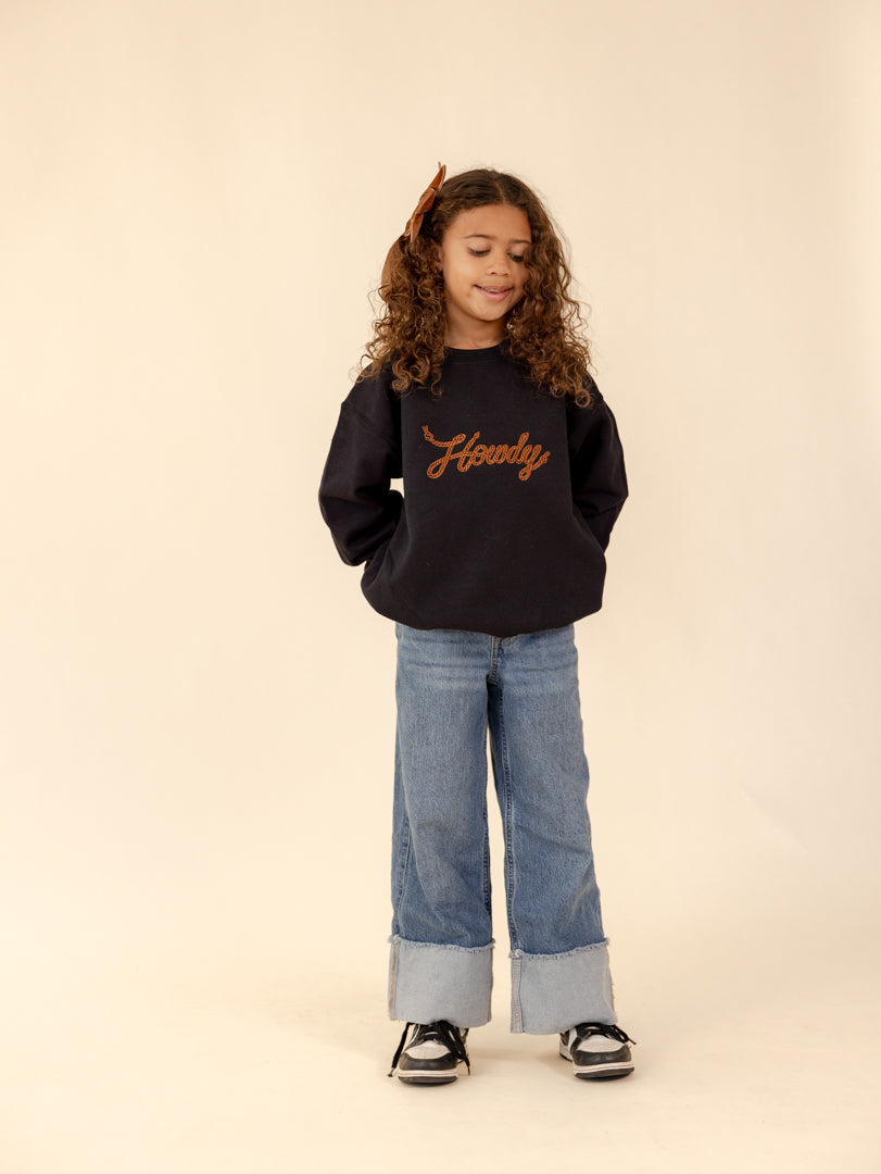 【美品】howdy ハウディ back print sweat(BE) 美品】howdy ハウディ back print sweat(BE)の通販 by 27's shop｜ラクマ