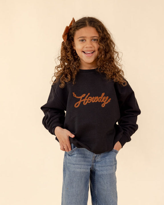 Howdy Sweatshirt - Youth - Embroidered
