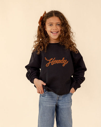 Howdy Sweatshirt - Youth - Embroidered