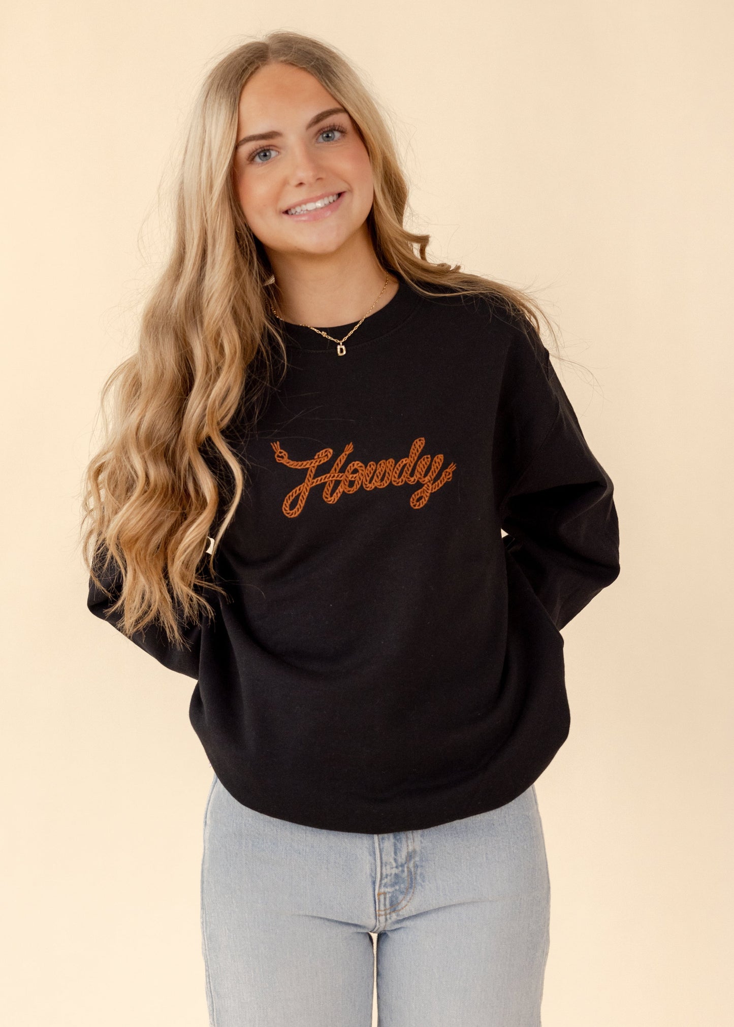 Howdy Sweatshirt - Adult - Embroidered