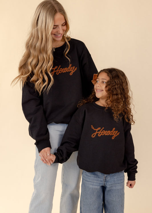 Howdy Sweatshirt - Adult - Embroidered