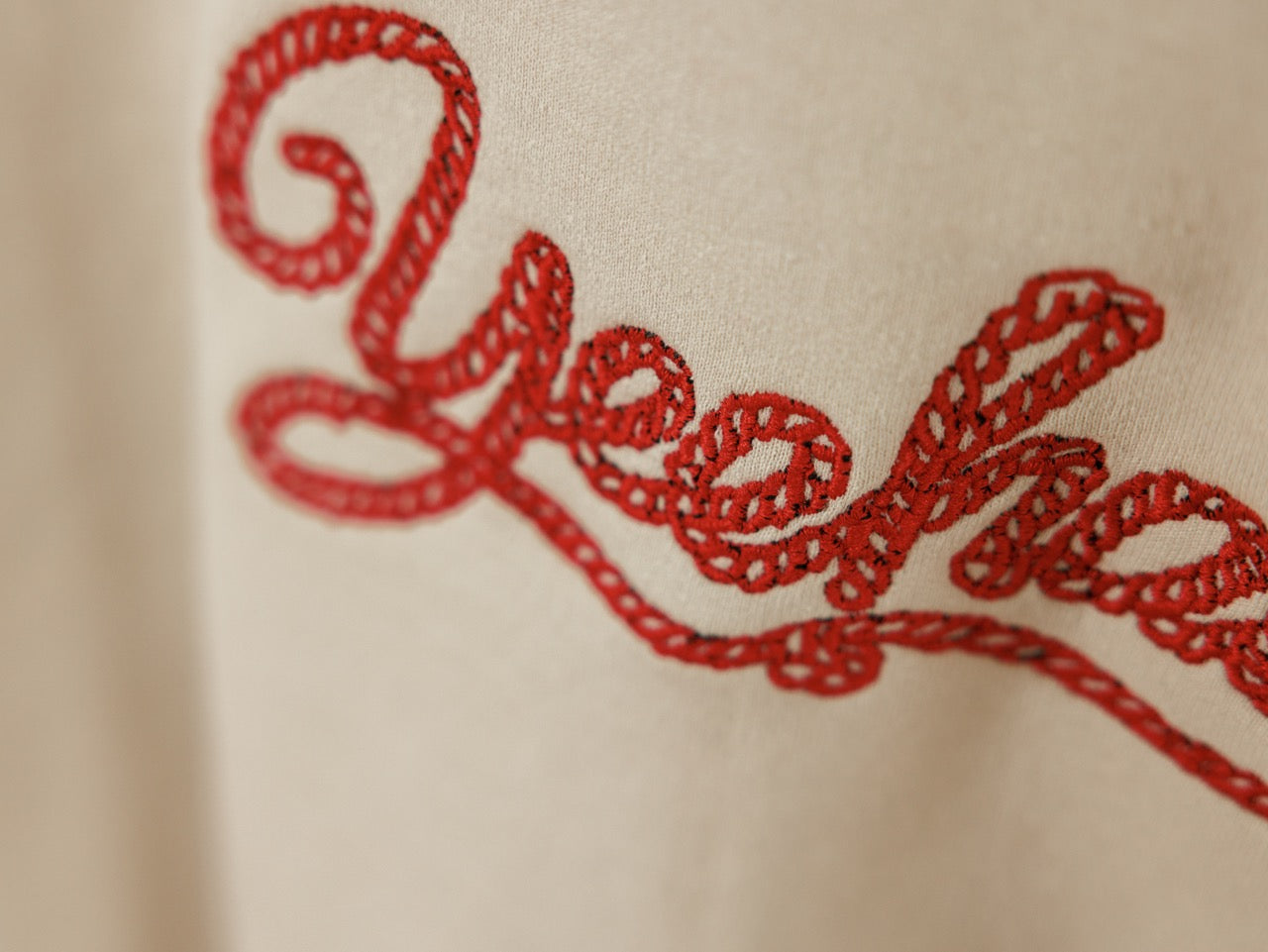 Yeehaw Sweatshirt - Sand - Embroidered