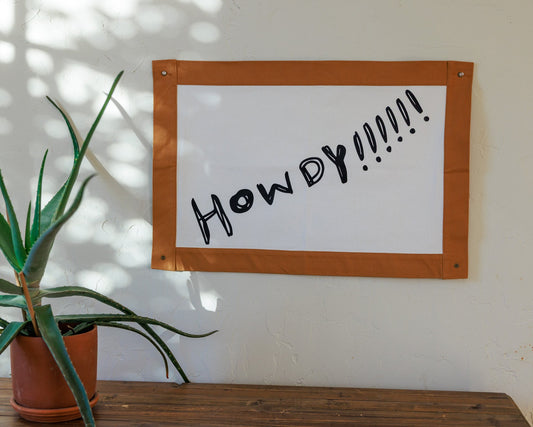 Howdy Y'all - Banner Flags