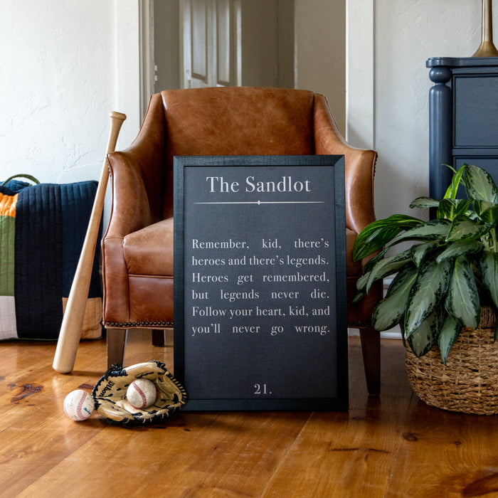 The Sandlot - Wood Frame - Art