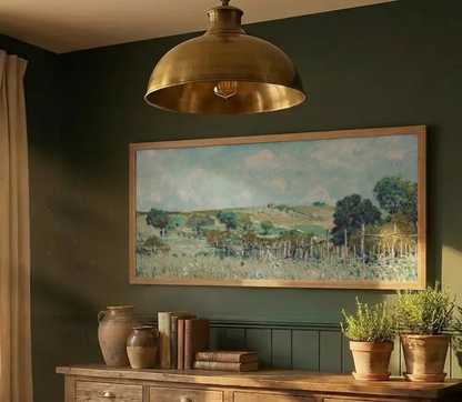 The Meadow - Wood Frame - Art