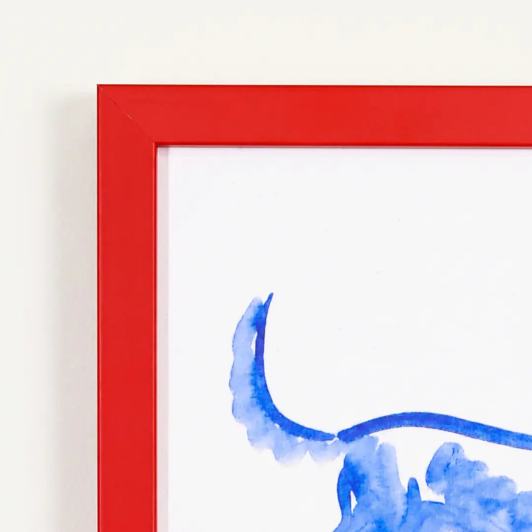 Heartland Hound Red frame corner detail