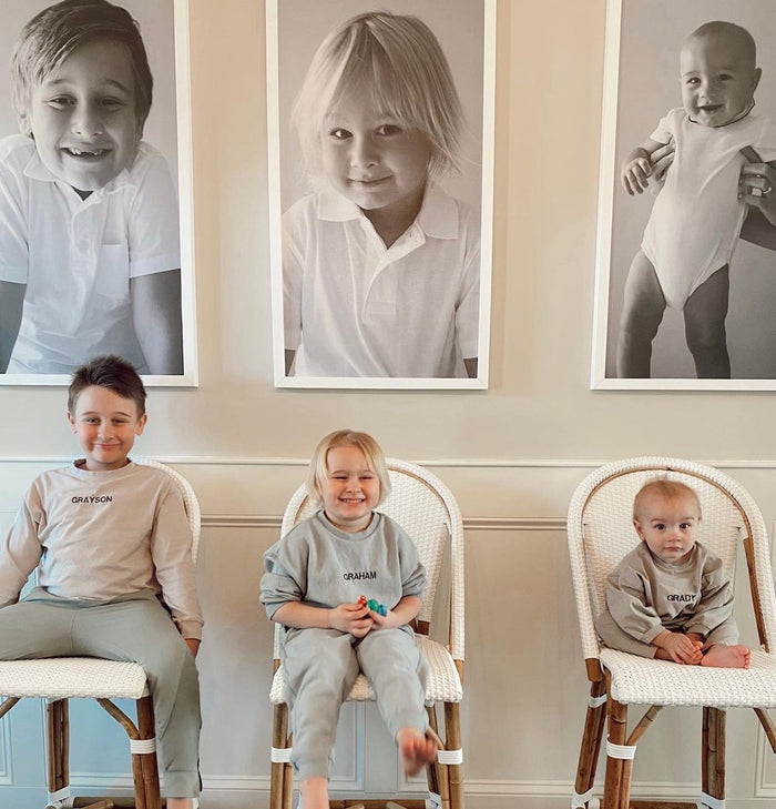 Personal family photos handcrafted as framed wall art