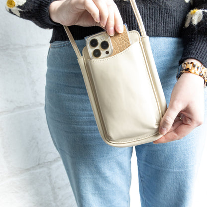 Leather Phone Crossbody Bag