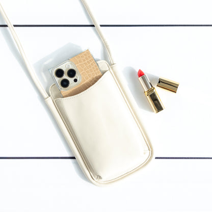 Leather Phone Crossbody Bag