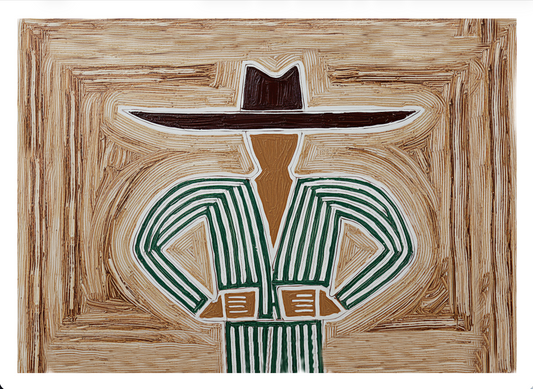 Striped Shirt - Frame Wrapped Canvas - Art