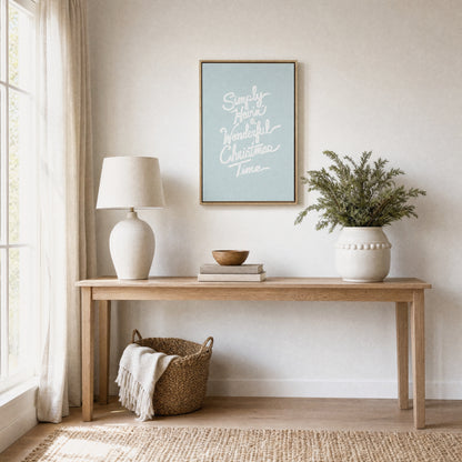Wonderful Christmas Time framed art, Almond frame, M, lifestyle photo
