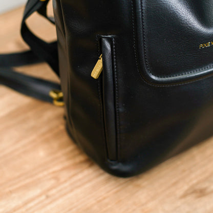 Convertible Leather Backpack