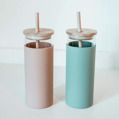 Water Bottle w/ Straw
