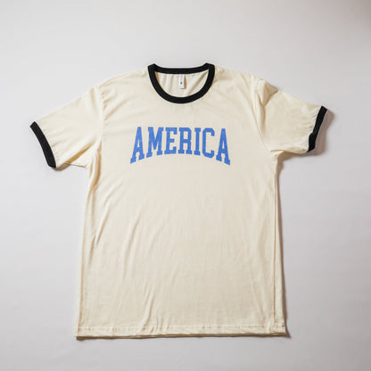 America Ringer Graphic Tee
