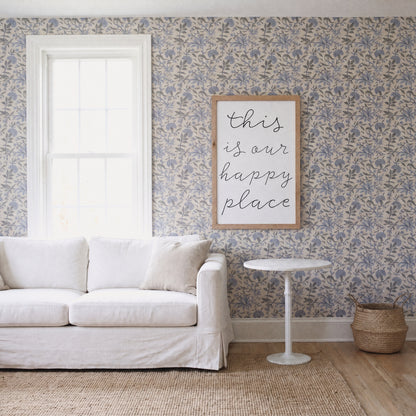 This Is Our Happy Place framed art, Almond frame, M, lifestyle photo