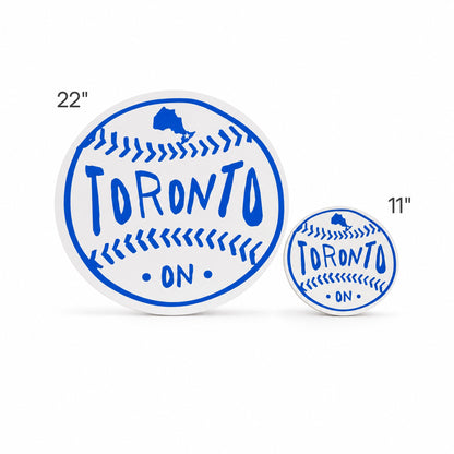 Toronto Baseball Wood Wall Art