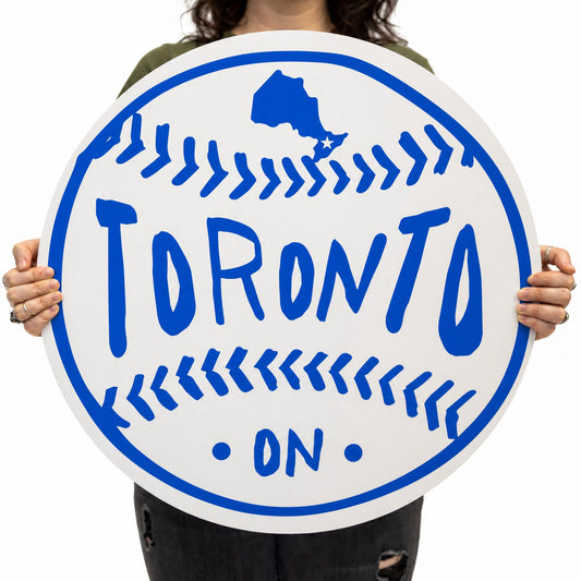 Toronto Baseball Wood Wall Art