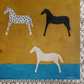 Horses – 38x38 Original Wrapped Canvas