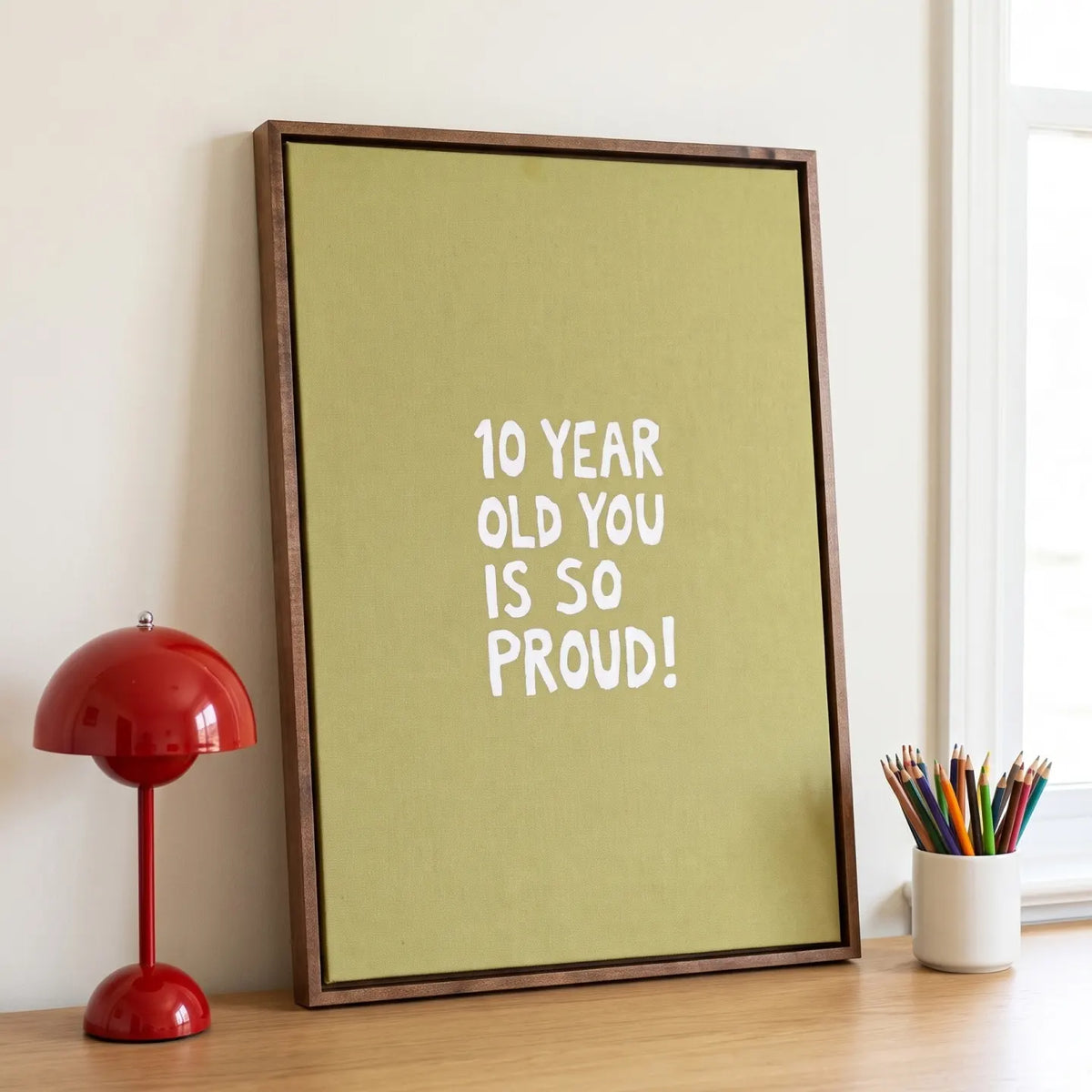 When I Grow Up 24 x 16 Framed Wrapped Canvas lifestyle 03