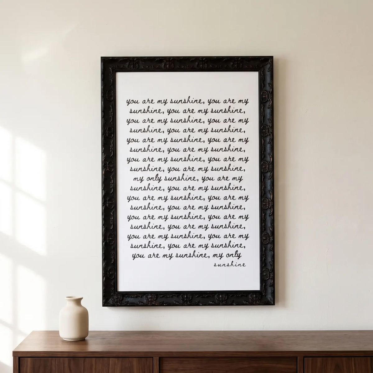 You Are My Sunshine 24 x 16 Frame lifestyle 01