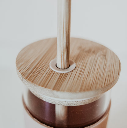 Water Bottle w/ Straw
