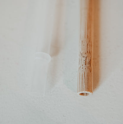 Water Bottle w/ Straw
