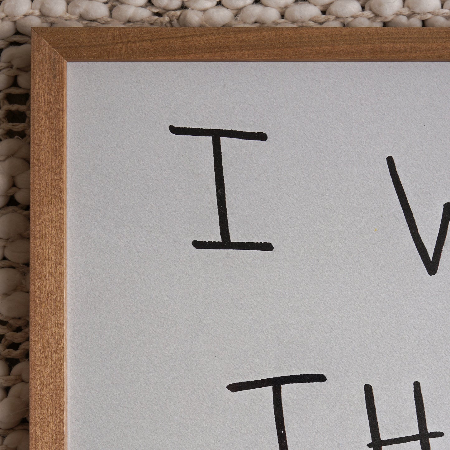 Wandered – 38x38 Almond Frame with Acrylic