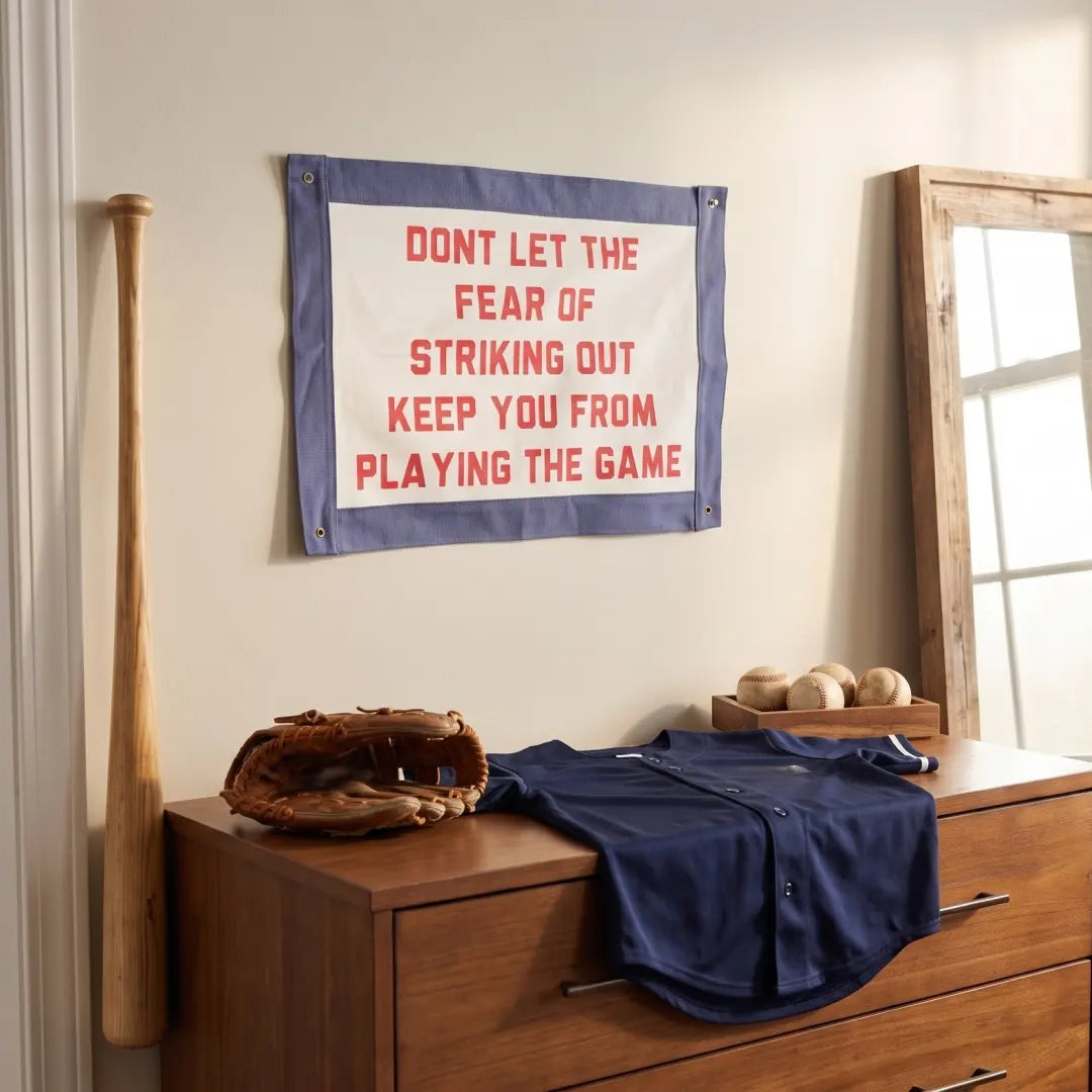 Stay in the Game-Red-Banner Flag_BF-25x17-2B-NVY-BAN-10