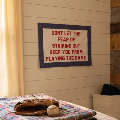Stay in the Game-Red-Banner Flag_BF-25x17-2B-NVY-BAN-10