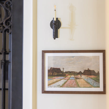 Flower Beds in Holland - Wood Frame - Art