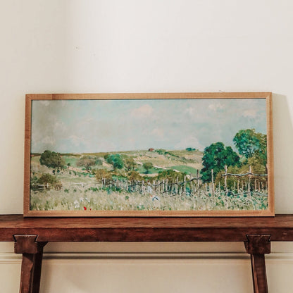 The Meadow - Wood Frame - Art
