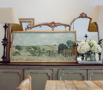 The Meadow - Wood Frame - Art