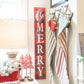 "Be Merry" Red Plaid sign