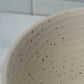 Cream Speckled Stoneware Bowl