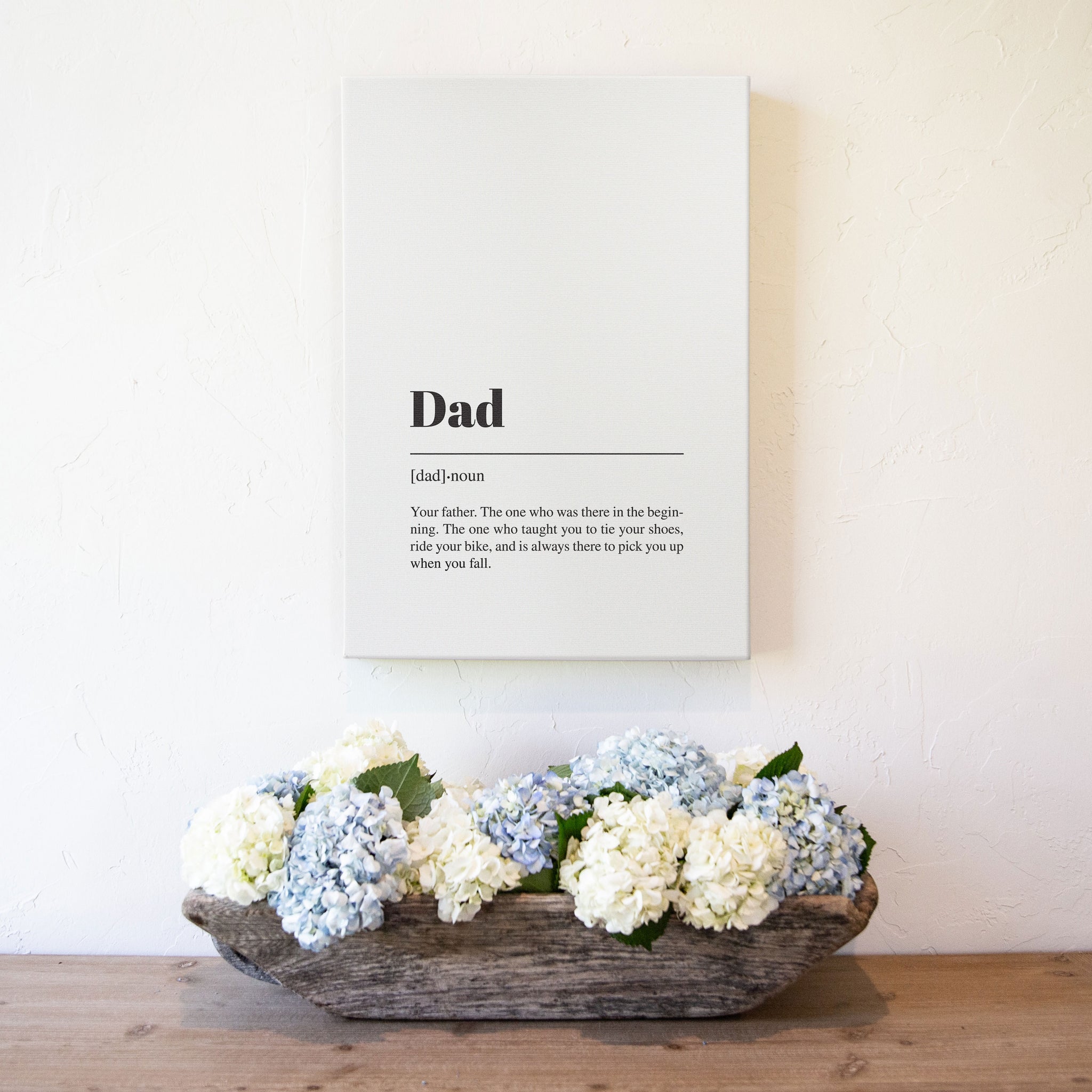 Dad Canvas Art Print Smallwoods