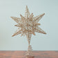 Metal Star Tree Topper with Glitter