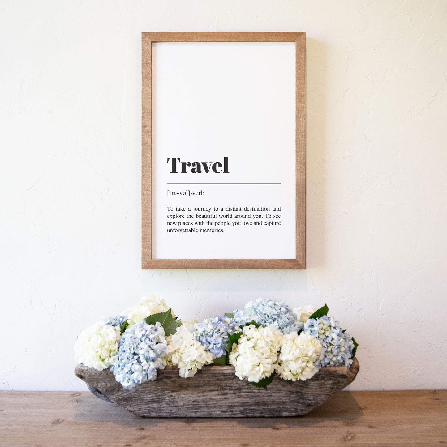 Smallwoods Framed Travel Word Art