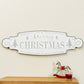 White "Merry Christmas" Sign
