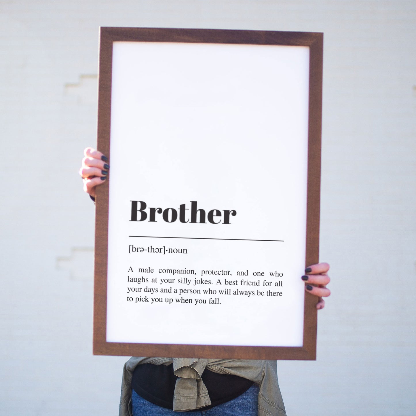 Smallwoods Brother Definition Word Art Sign