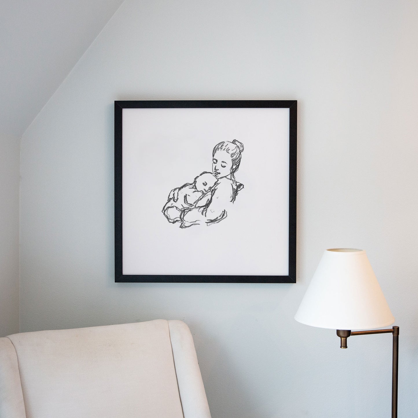 Smallwoods Mother and Baby Painting Wall Art