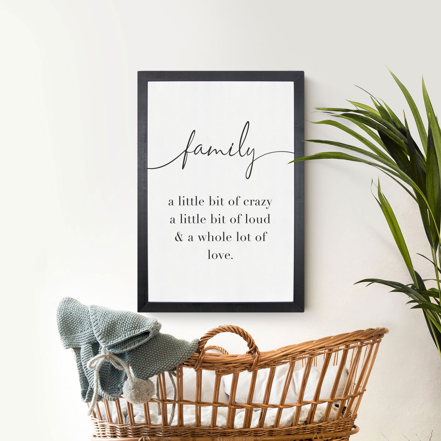 A Whole Lot of Love Family Wooden Sign