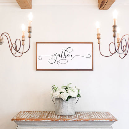 Smallwoods Gather Sign Wall Decor