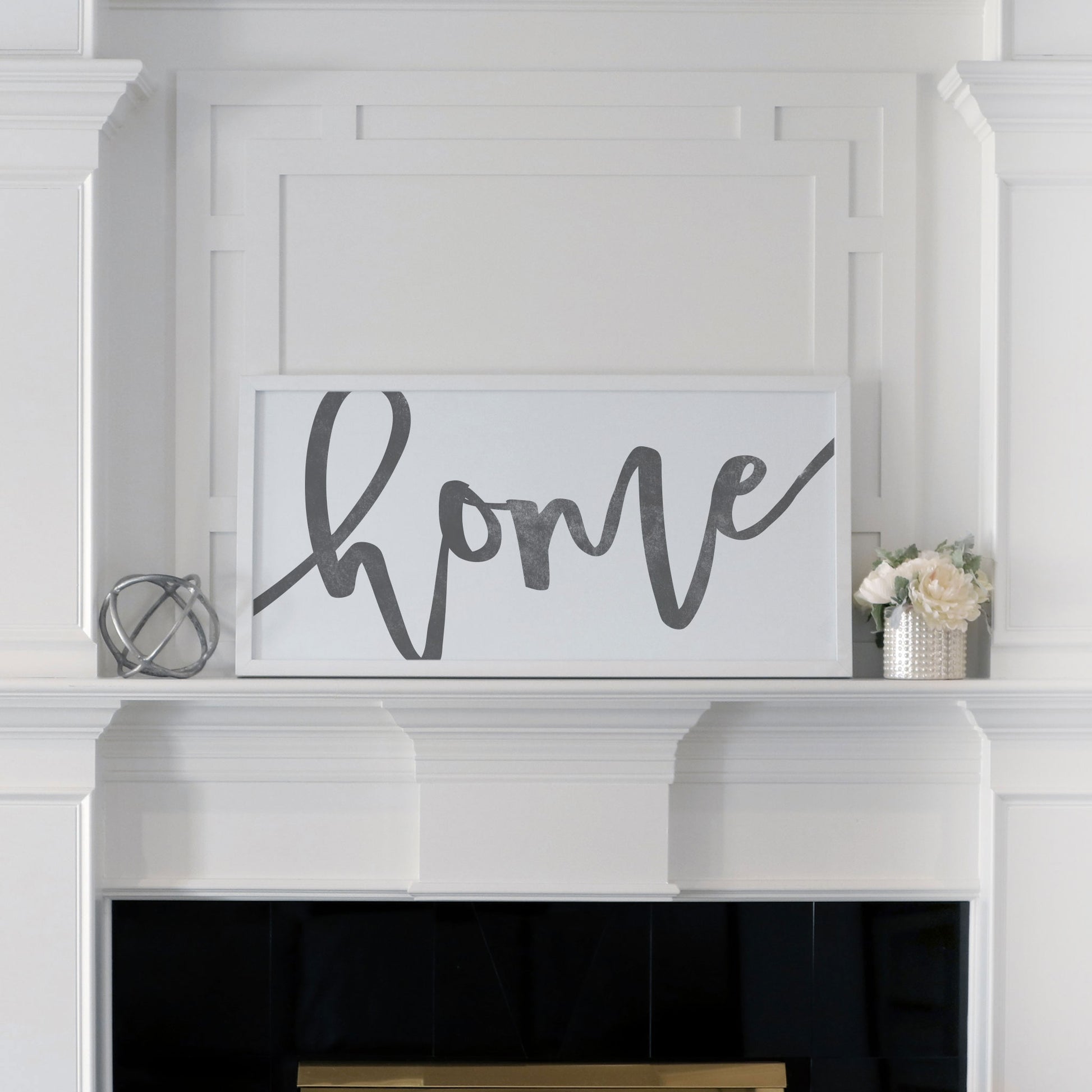 Smallwoods Home Sign with Wood Frame