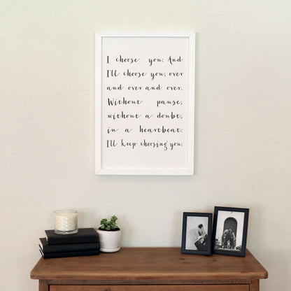 I Choose You [Closeout]