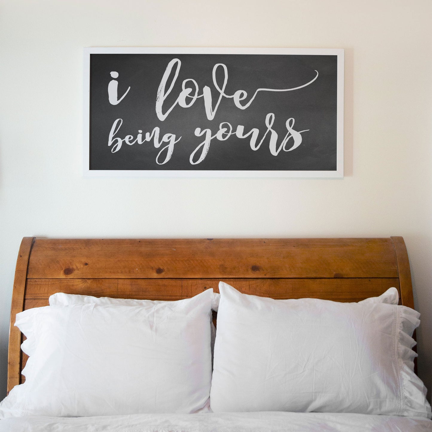 Smallwoods Framed I Love Being Yours Sign