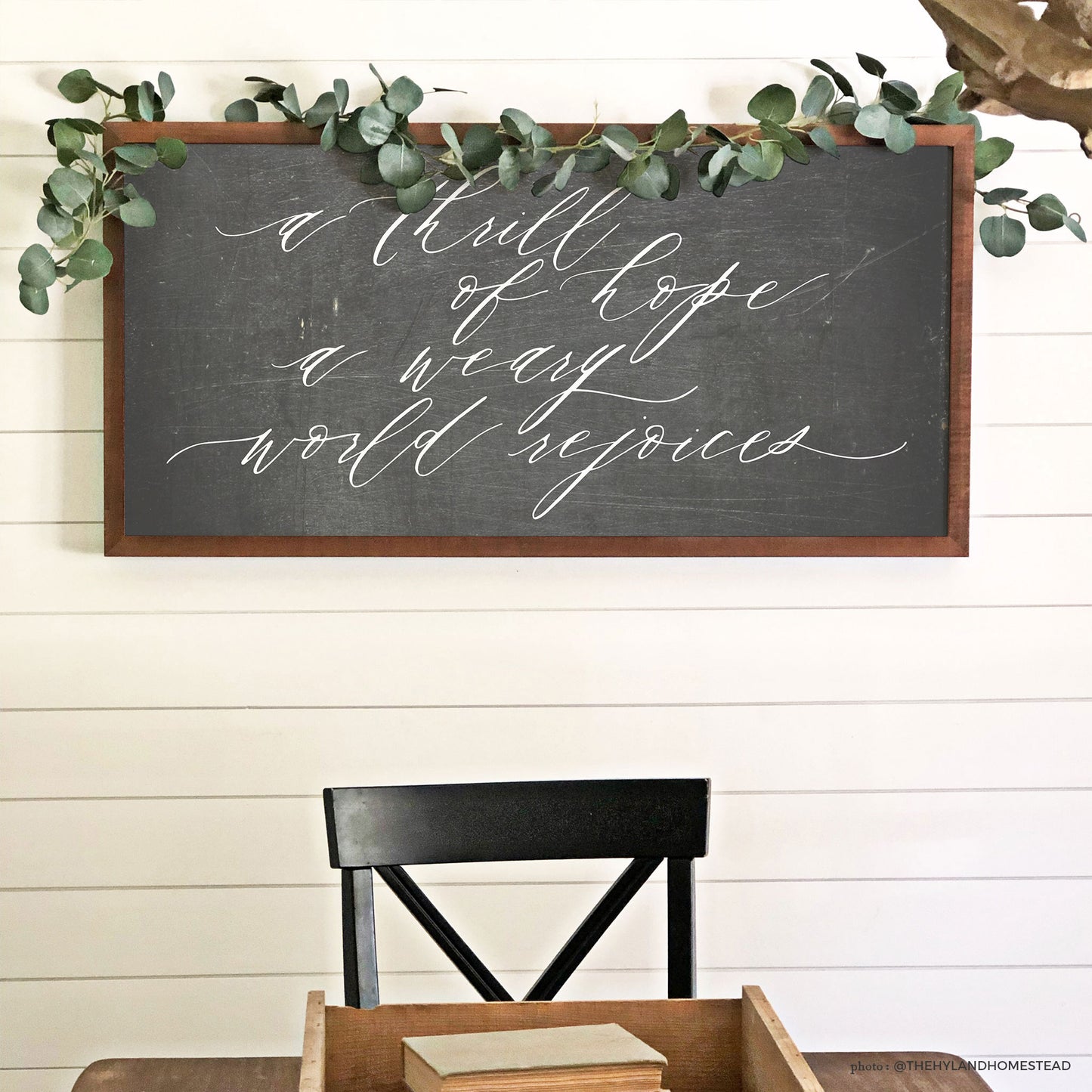 A Thrill of Hope - Chalkboard